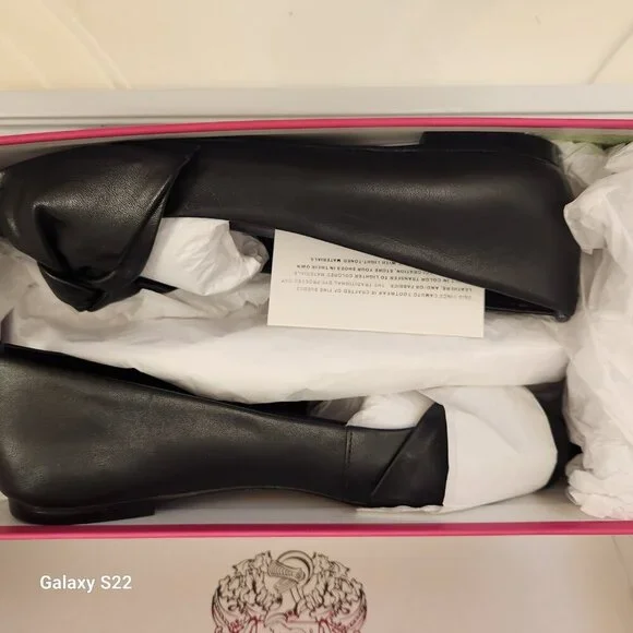 Vince Camuto Bowmel Flats. NIB. Black Napa. Size Various - Picture 8 of 10